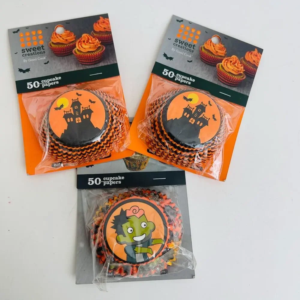 Sweet Creations By‎ Good Cook Halloween Baking Cups 150pcs Cupcake Papers liners
